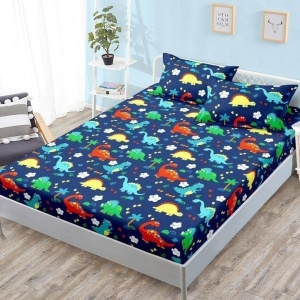 Чаршаф с ластик 180x200 см + 2 калъфки за възглавница 50x70 см SPR-J-41 - Img 2