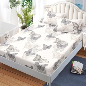 Чаршаф с ластик 180x200 см + 2 калъфки за възглавница 50x70 см SPR-J-62