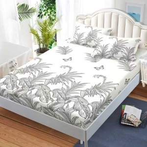 Чаршаф с ластик 180x200 см + 2 калъфки за възглавница 50x70 см SPR-J-97