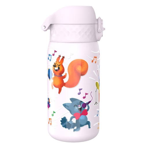 Бутилка за вода Ion8 Print, мет, 400ml,Animal Band
