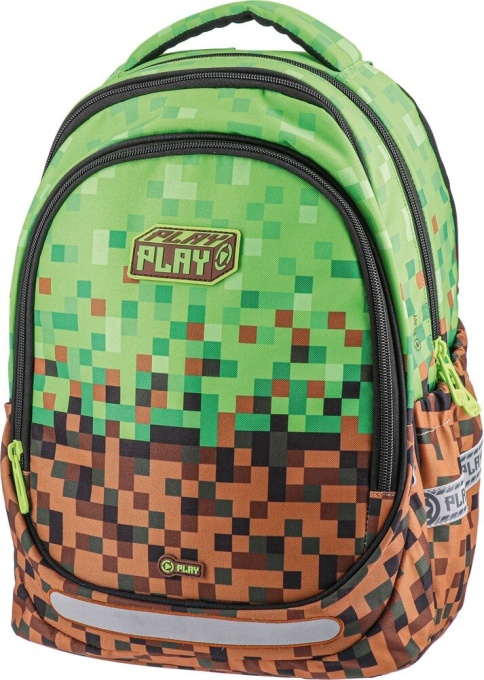 Анатомична Ученическа Раница Maxx Play Green