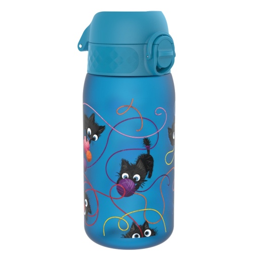 Бутилка за вода Ion8 Print, рец.пл, 350ml, Cats