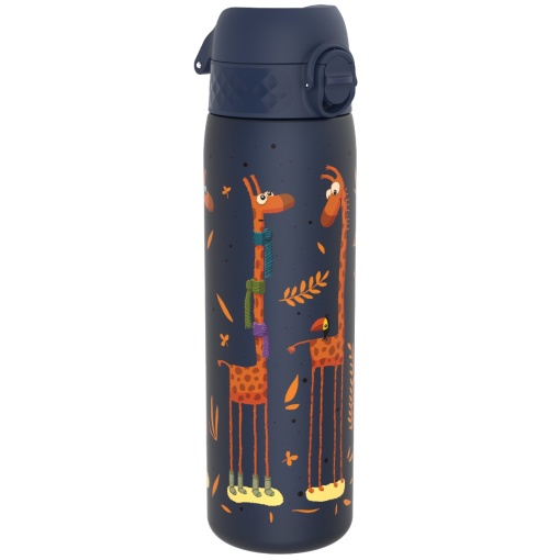 Бутилка за вода Ion8 Print, рец.пл,500ml, Giraffes