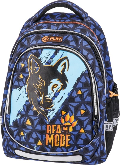 Анатомична Ученическа Раница Maxx Wolf