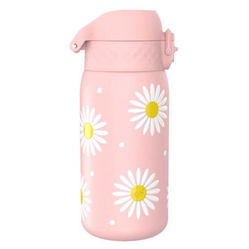 Бутилка за вода Ion8 Print, мет, 400ml, Daisies