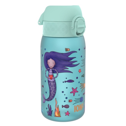 Бутилка за вода Ion8 Print, рец.пл, 350ml,Mermaids