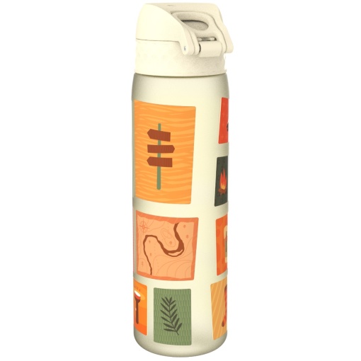 Бутилка за вода Ion8 Print, рец.пл, 500ml, Camping