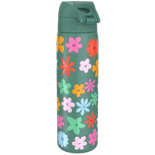 Бутилка за вода Ion8 Print, мет, 600ml, Floral