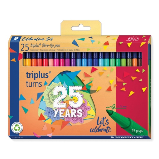 Флумастери Staedtler 25 years 323, 20+5 цвята