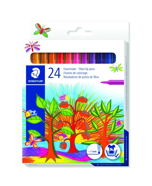 Флумастери Staedtler 325, 24 цвята