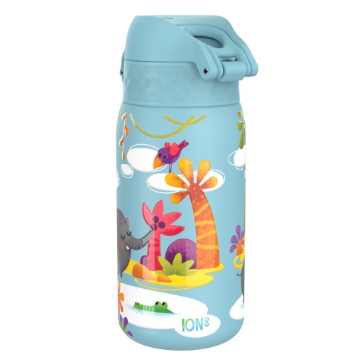 Бутилка за вода Ion8 Print, мет, 400ml, Safari