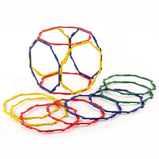 Конструктор Polydron FRAMEWORKS ОСМОЪГЪЛНИЦИ 18 бр