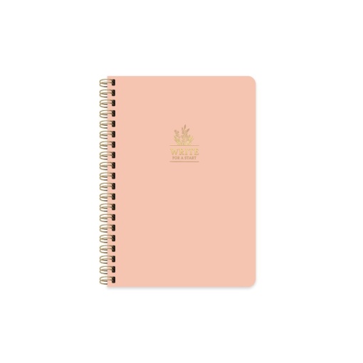 Тефтер А5 96 Л. Ред Твърда Корица, Спирала, Write For A Start