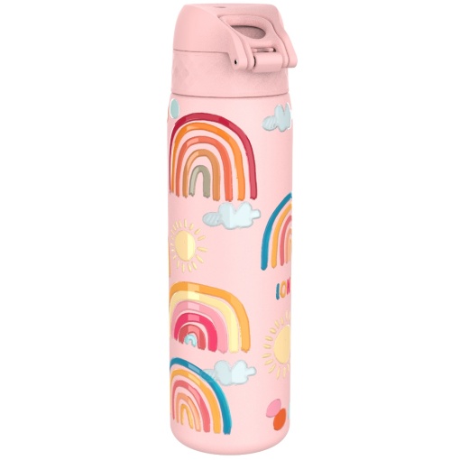 Бутилка за вода Ion8 Print, мет, 600ml, Rainbows