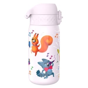 Бутилка за вода Ion8 Print, мет, 400ml,Animal Band