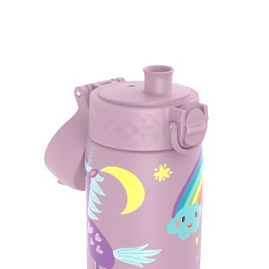 Бутилка за вода Ion8 Print, мет, 600ml, Unicorns - Img 4