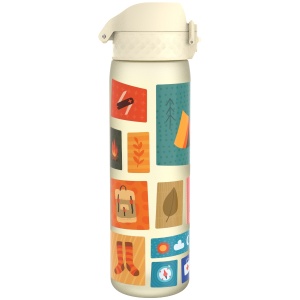 Бутилка за вода Ion8 Print, рец.пл, 500ml, Camping - Img 2