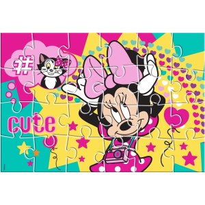 Двустранен пъзел за оцветяване, 24 части, Minnie - Img 2