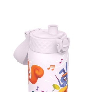 Бутилка за вода Ion8 Print, мет, 400ml,Animal Band - Img 3
