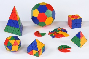 Конструктор Polydron Училищен геометричен комплект - Img 2
