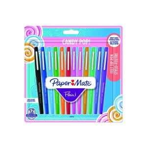 Флумастери Flair 12 цвята, candy pop