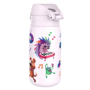 Бутилка за вода Ion8 Print, мет, 400ml,Animal Band - Img 4