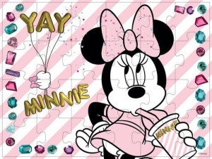 Двустранен пъзел за оцветяване, 4в1,30x40cm, MINNIE - Img 5