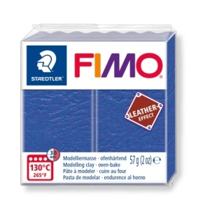 Полимерна глина Fimo Leather 8010, 57g, индиго 309
