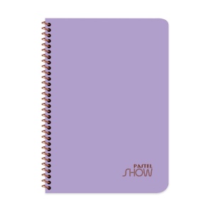 Тетрадка А4 40 Л. ШР, Спирала, Pvc, Pastel