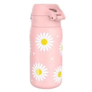 Бутилка за вода Ion8 Print, мет, 400ml, Daisies - Img 3