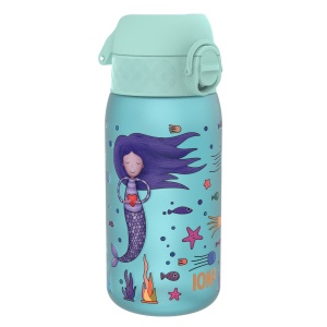 Бутилка за вода Ion8 Print, рец.пл, 350ml,Mermaids