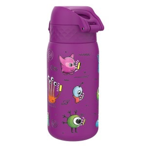 Бут. за вода Ion8 Print, мет, 400ml, Aliens - Img 2