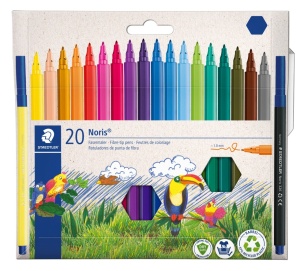 Флумастери Staedtler Noris 326, 20 цвята