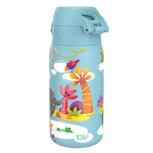 Бутилка за вода Ion8 Print, мет, 400ml, Safari