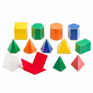 Геометрични тела 2D, 3D с разгъвки - Img 2