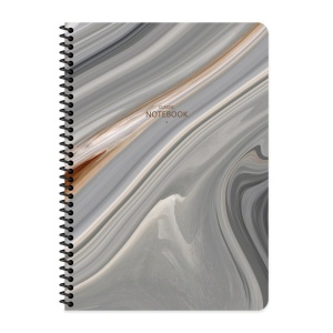 Тетрадка А4 80 Л., ШР, Поле, Спирала, Marble