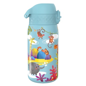 Бутилка за вода Ion8 Print, мет, 400ml, Safari - Img 2