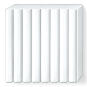 Полимерна глина Staedtler Fimo Soft, 57 g,бяла 0 - Img 2