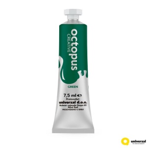Темперни боички Octopus, 10 цвята х 7.5 ml - Img 2