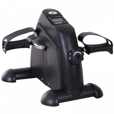 HOMCOM A90-179BK- Mini dispozitiv de pedalare bicicleta pentru picioare si brate negru