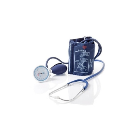 MORETTI DM346 - tensiometru mecanic cu manometru la para, cromat, stetoscop inclus