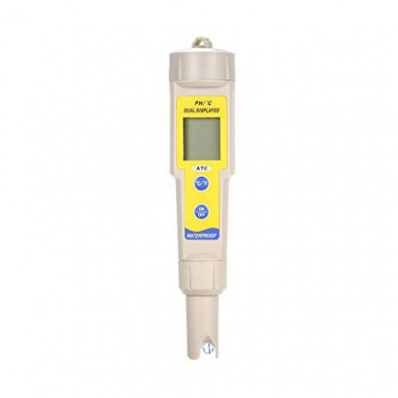 OW-035 Tester pH profesional, pentru lichide, indicator temperatura, cu baterii