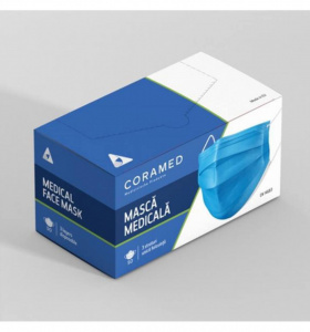 CO-MASTI3PLI-IIR-50B - Masca Protectie Medicala IIR, 3 Straturi, Set 50 Bucati - Img 4
