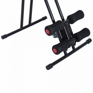 HOMCOM A90-103- Banca trainer abdomen, Power ABS cu display negru si rosu - Img 8