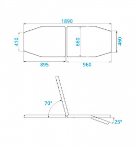 NEOMED JUV-JFZ2-4 - Scaun Recoltare Medical, 3 Sectiuni, Piele Ecologica - Img 6