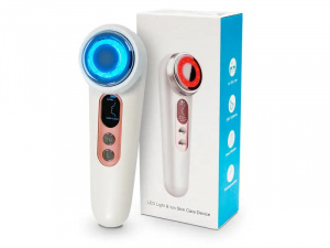 QMED 1227-XPRE122 - Aparat Facial LED Anti-Îmbătrânire, Masaj Ionic, EMS