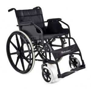 QMED 183-868B-46 - Scaun cu Rotile Pliabil, Autopropulsabil, Cotiere Rabatabile