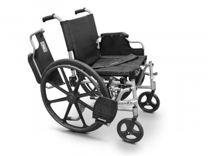 QMED 183-903LB-46 - Scaun Rotile Pliabil, Aluminiu, Frane Sigure - Img 3