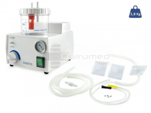 QMED 879-3-D - Aspirator Chirurgical Portabil 15 LPM, Profesional - Img 3