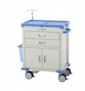 NEOMED NEOF51 - Troliu Medicamente, Profesional cu 2 Sertare, Organizator Incorporat